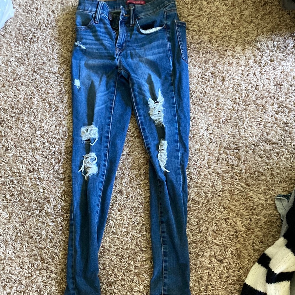 Low rise jeans